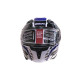 Купити Мотошолом інтеграл Beon B-503 SINGLE VISOR ANGLE TEAR SHINY WHITE/BLUE (глянець білий/синій), розмір L. Системи безпеки для дому та офісу. Магазин RG-Group. Системи відеонагляду та охоронні сигналізації. Продаж та послуги встановлення