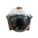 Купити Мотошолом відкритий Beon B-108A ABS 203 SHINY CREAM/ORANGE (глянець кремовий/помаранчевий), розмір XXL. Системи безпеки для дому та офісу. Магазин RG-Group. Системи відеонагляду та охоронні сигналізації. Продаж та послуги встановлення