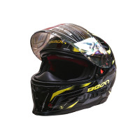 Купити Мотошолом інтеграл Beon TECH SHINY BLACK/YELLOW (глянець чорний/жовтий) розмір L. Системи безпеки для дому та офісу. Магазин RG-Group. Системи відеонагляду та охоронні сигналізації. Продаж та послуги встановлення