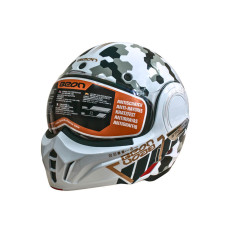 Мотошолом модуляр Beon B-707 213 SHINY WHITE (глянець білий), розмір XXL