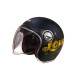 Купити Мотошолом відкритий Beon B-108A ABS LOVE SHINY BLACK/GOLD (глянець чорний/золотий), розмір XL. Системи безпеки для дому та офісу. Магазин RG-Group. Системи відеонагляду та охоронні сигналізації. Продаж та послуги встановлення