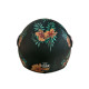 Купити Мотошолом відкритий Beon B-110B FLOWER MATT BLACK/FLOWER (матовий чорний/квіти), розмір L. Системи безпеки для дому та офісу. Магазин RG-Group. Системи відеонагляду та охоронні сигналізації. Продаж та послуги встановлення