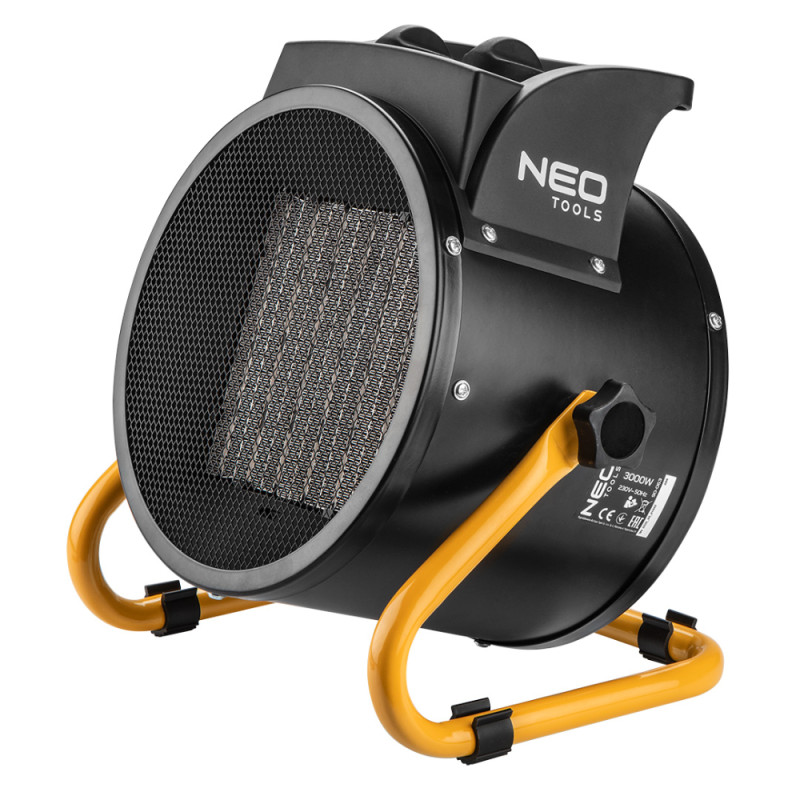 Купити Теплова гармата керамічна Neo Tools 90-063, 3 кВт. Системи безпеки для дому та офісу. Магазин RG-Group. Системи відеонагляду та охоронні сигналізації. Продаж та послуги встановлення
