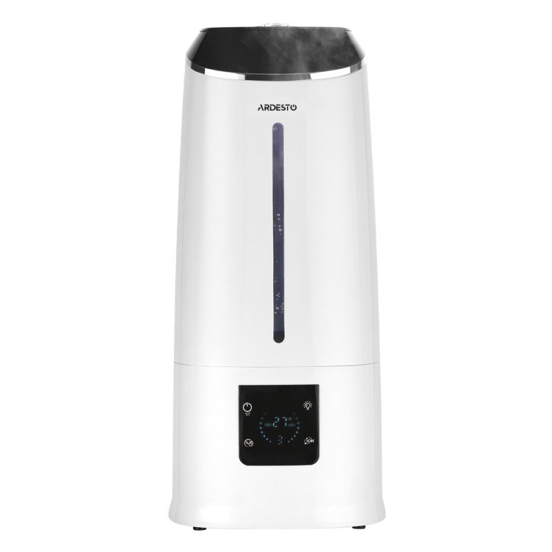 Зволожувач повітря ARDESTO USH-H-65W до 40м² ультразвуковий з пультом дистанційного керування, білий