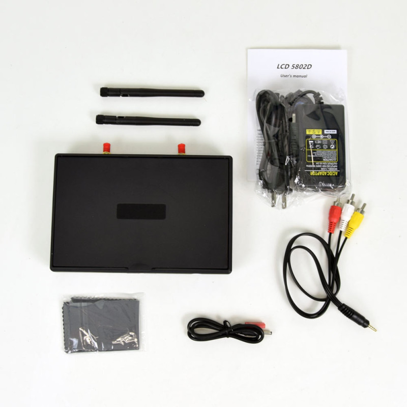 Монітор FPV LCD 7 дюймів із вбудованим приймачем 5.8 GHz для квадрокоптера