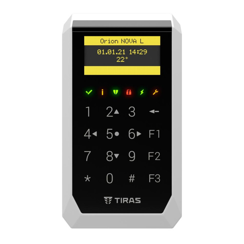 Купити Клавіатура K-PAD OLED (black). Системи безпеки для дому та офісу. Магазин RG-Group. Системи відеонагляду та охоронні сигналізації. Продаж та послуги встановлення