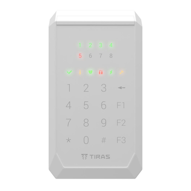 Купити Клавіатура K-PAD8 (white). Системи безпеки для дому та офісу. Магазин RG-Group. Системи відеонагляду та охоронні сигналізації. Продаж та послуги встановлення