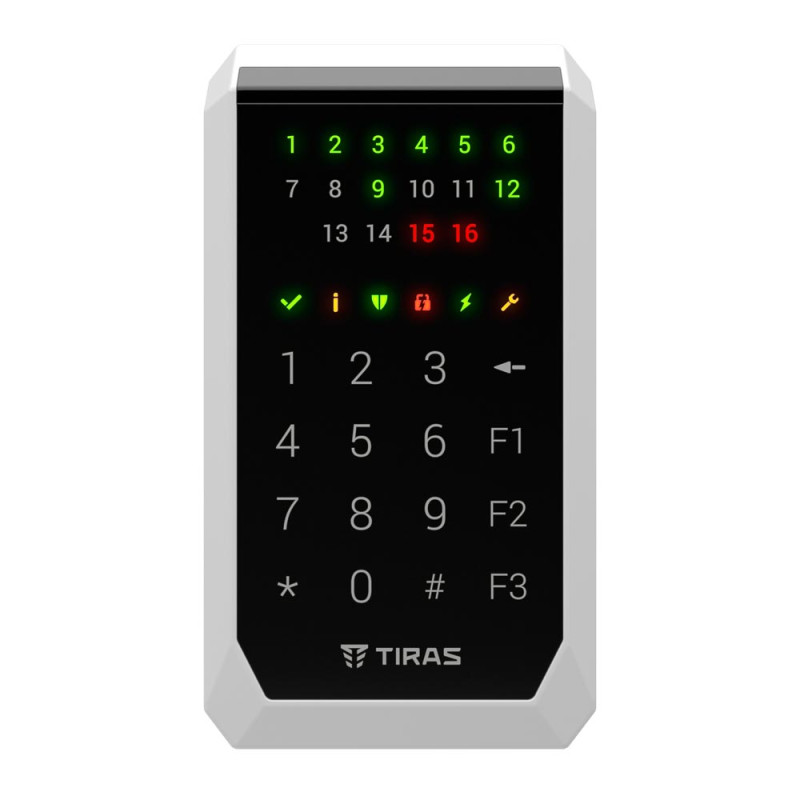 Купити Клавіатура K-PAD16+ (black). Системи безпеки для дому та офісу. Магазин RG-Group. Системи відеонагляду та охоронні сигналізації. Продаж та послуги встановлення