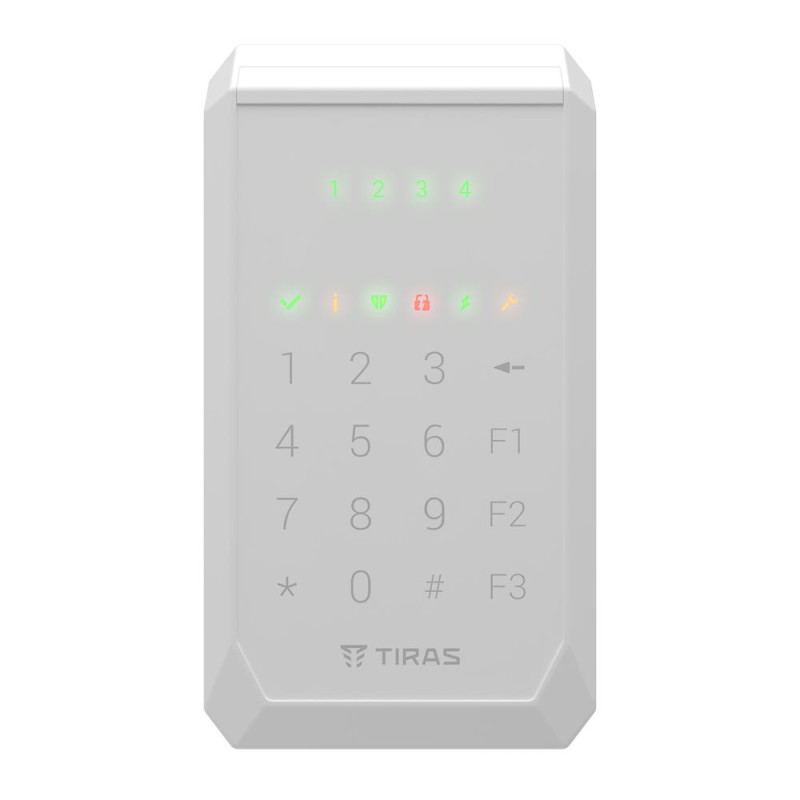 Купити Клавіатура K-PAD4 (white). Системи безпеки для дому та офісу. Магазин RG-Group. Системи відеонагляду та охоронні сигналізації. Продаж та послуги встановлення