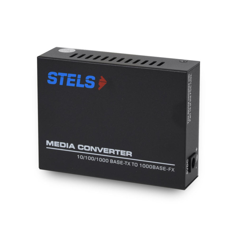 Купити Медiаконвертер STELS 10/100/1000-TX RJ45 + 100/1000-FX SFP-слот. Системи безпеки для дому та офісу. Магазин RG-Group. Системи відеонагляду та охоронні сигналізації. Продаж та послуги встановлення