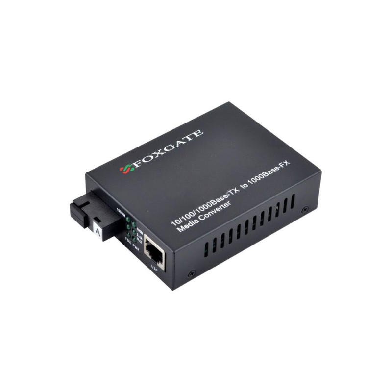 Купити Медіаконвертер FoxGate EC-Q-1G-1SM-1310nm-20 км. Системи безпеки для дому та офісу. Магазин RG-Group. Системи відеонагляду та охоронні сигналізації. Продаж та послуги встановлення