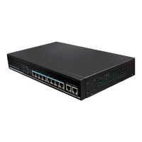 Купити Некерований PoE-комутатор Utepo SF10P-HM з 8 портами PoE. Системи безпеки для дому та офісу. Магазин RG-Group. Системи відеонагляду та охоронні сигналізації. Продаж та послуги встановлення