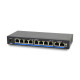 Купити Комутатор PoE-1010-8P/250m/8L. Системи безпеки для дому та офісу. Магазин RG-Group. Системи відеонагляду та охоронні сигналізації. Продаж та послуги встановлення