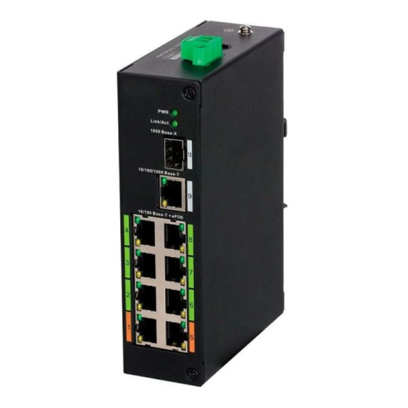 Купити Комутатор POE LR2110-8ET-120. Системи безпеки для дому та офісу. Магазин RG-Group. Системи відеонагляду та охоронні сигналізації. Продаж та послуги встановлення