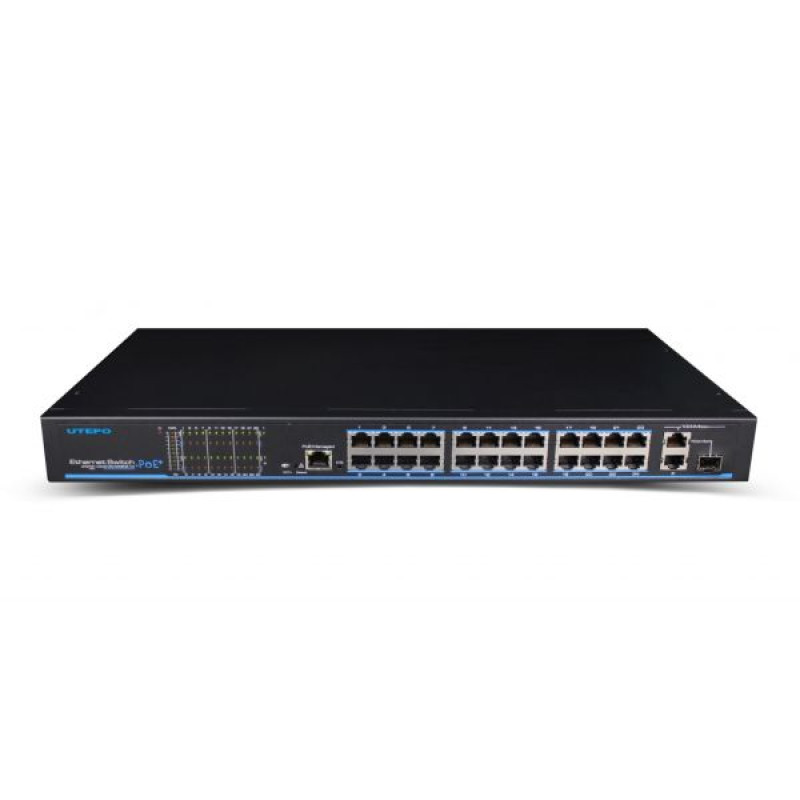 Купити Некерований POE-комутатор UTP1-SW24-TP420. Системи безпеки для дому та офісу. Магазин RG-Group. Системи відеонагляду та охоронні сигналізації. Продаж та послуги встановлення