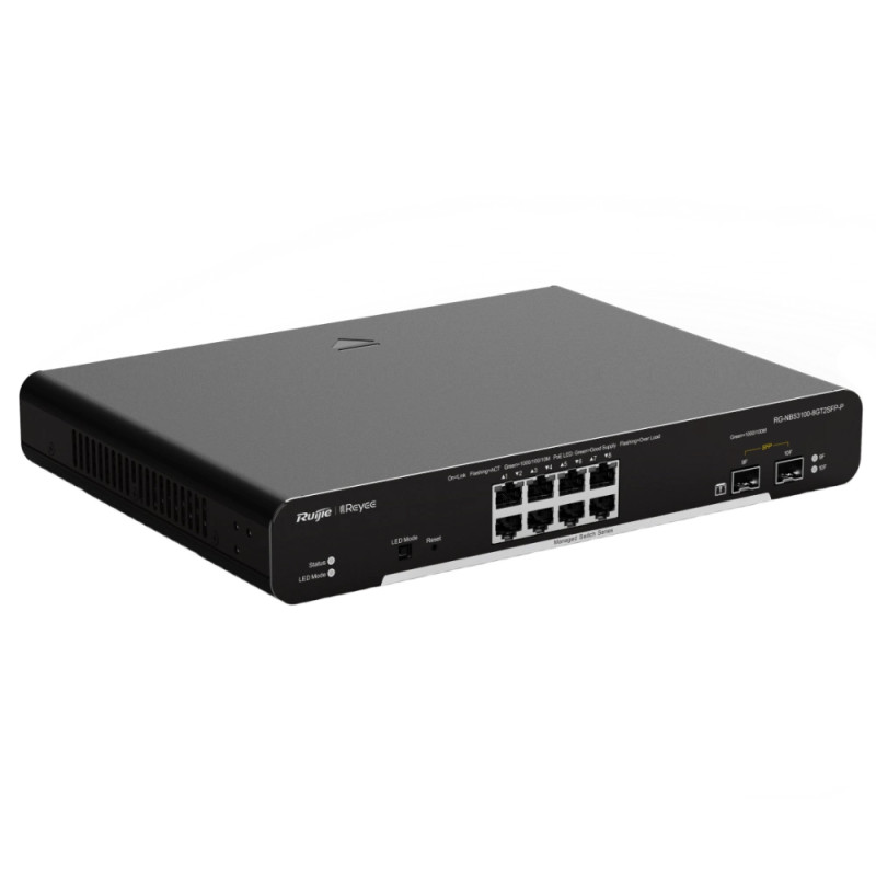 PoE-комутатор Ruijie Reyee RG-NBS3100-8GT2SFP-P керований 10-портовий