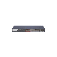 Купити Некерований PoE-комутатор Hikvision DS-3E0326P-E(C) з 24 портами PoE. Системи безпеки для дому та офісу. Магазин RG-Group. Системи відеонагляду та охоронні сигналізації. Продаж та послуги встановлення