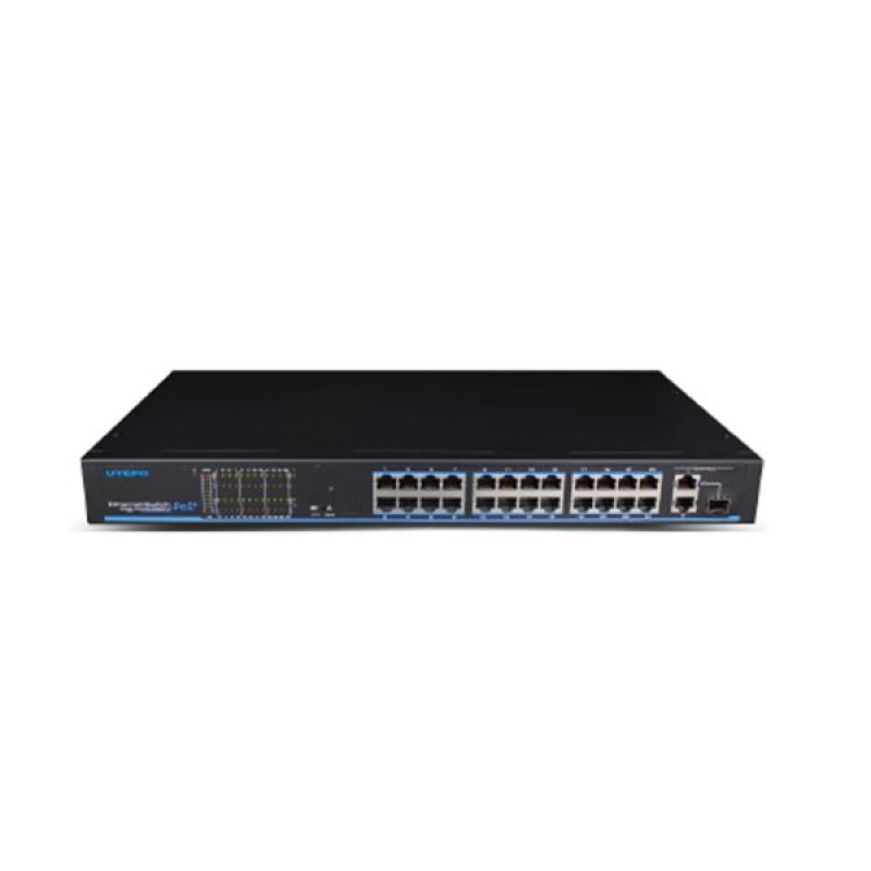 Купити Некерований POE-комутатор UTP1-SW2402TS-POE. Системи безпеки для дому та офісу. Магазин RG-Group. Системи відеонагляду та охоронні сигналізації. Продаж та послуги встановлення