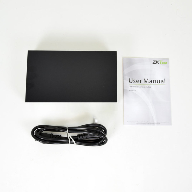 PoE-комутатор ZKTeco ZK-PoE41N-55W з 4 портами PoE
