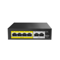 Купити Некерований 6-портовий PoE комутатор Netis P106C з 4 портами PoE. Системи безпеки для дому та офісу. Магазин RG-Group. Системи відеонагляду та охоронні сигналізації. Продаж та послуги встановлення