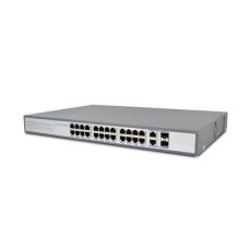 Купити Комутатор PoE-10026-24P-4S. Системи безпеки для дому та офісу. Магазин RG-Group. Системи відеонагляду та охоронні сигналізації. Продаж та послуги встановлення