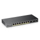 Купити Некерований PoE-комутатор ZyXEL GS1100-10HP (GS1100-10HP-EU0101F) з 8 портами PoE. Системи безпеки для дому та офісу. Магазин RG-Group. Системи відеонагляду та охоронні сигналізації. Продаж та послуги встановлення