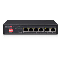 Купити Некерований PoE-комутатор Provision-ISR PoES-0472GC+2G гігабітний з 4 портами PoE. Системи безпеки для дому та офісу. Магазин RG-Group. Системи відеонагляду та охоронні сигналізації. Продаж та послуги встановлення