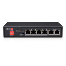 Купити Некерований PoE-комутатор Provision-ISR PoES-0472GC+2G гігабітний з 4 портами PoE. Системи безпеки для дому та офісу. Магазин RG-Group. Системи відеонагляду та охоронні сигналізації. Продаж та послуги встановлення