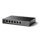 Купити PoE-комутатор TP-Link TL-SF1006P 6-портовий з 4 PoE+ портами некерований. Системи безпеки для дому та офісу. Магазин RG-Group. Системи відеонагляду та охоронні сигналізації. Продаж та послуги встановлення