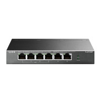 Купити PoE-комутатор TP-Link TL-SF1006P 6-портовий з 4 PoE+ портами некерований. Системи безпеки для дому та офісу. Магазин RG-Group. Системи відеонагляду та охоронні сигналізації. Продаж та послуги встановлення