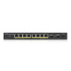 Купити Некерований PoE-комутатор ZyXEL GS1100-10HP (GS1100-10HP-EU0101F) з 8 портами PoE. Системи безпеки для дому та офісу. Магазин RG-Group. Системи відеонагляду та охоронні сигналізації. Продаж та послуги встановлення