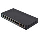 Купити PoE-комутатор FoxGate S6008-E2-AI POE Watchdog 8-портовий некерований. Системи безпеки для дому та офісу. Магазин RG-Group. Системи відеонагляду та охоронні сигналізації. Продаж та послуги встановлення