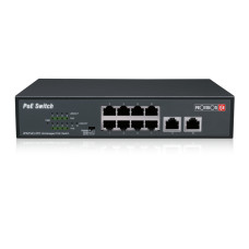 Купити Некерований PoE-комутатор Provision-ISR PoES-08120C+2I-V2 з 8 портами PoE. Системи безпеки для дому та офісу. Магазин RG-Group. Системи відеонагляду та охоронні сигналізації. Продаж та послуги встановлення