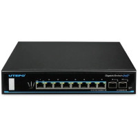 Купити Некерований POE-комутатор UTP3-GSW0802S-POE. Системи безпеки для дому та офісу. Магазин RG-Group. Системи відеонагляду та охоронні сигналізації. Продаж та послуги встановлення