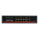 Купити PoE-комутатор FoxGate S5808P-E2 (T) CCTV 8-портовий некерований. Системи безпеки для дому та офісу. Магазин RG-Group. Системи відеонагляду та охоронні сигналізації. Продаж та послуги встановлення