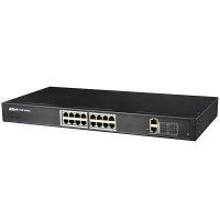 Купити Керований POE-комутатор PFS4018-16P-250. Системи безпеки для дому та офісу. Магазин RG-Group. Системи відеонагляду та охоронні сигналізації. Продаж та послуги встановлення