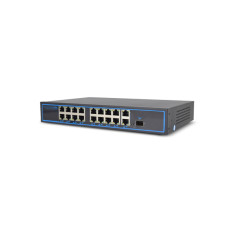 Купити Коммутатор PoE-1018-16P-1S/250m. Системи безпеки для дому та офісу. Магазин RG-Group. Системи відеонагляду та охоронні сигналізації. Продаж та послуги встановлення