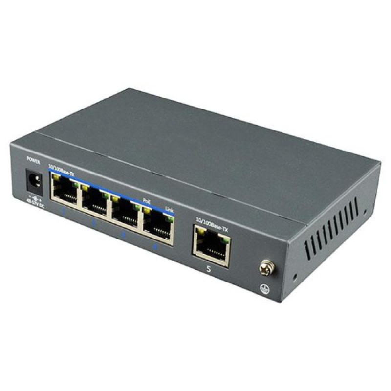 Купити Некерований POE-комутатор UTP1-SW0401-TP60. Системи безпеки для дому та офісу. Магазин RG-Group. Системи відеонагляду та охоронні сигналізації. Продаж та послуги встановлення