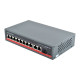 Купити PoE-комутатор FoxGate S5808P-G2S CCTV 8-портовий некерований. Системи безпеки для дому та офісу. Магазин RG-Group. Системи відеонагляду та охоронні сигналізації. Продаж та послуги встановлення