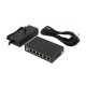 Купити PoE-комутатор FoxGate S6004G-G2-AI POE Watchdog 6-портовий некерований. Системи безпеки для дому та офісу. Магазин RG-Group. Системи відеонагляду та охоронні сигналізації. Продаж та послуги встановлення