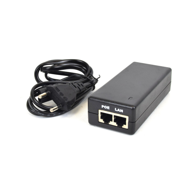 Купити PoE-інжектор ATIS PoE injector (F) для IP-камер. Системи безпеки для дому та офісу. Магазин RG-Group. Системи відеонагляду та охоронні сигналізації. Продаж та послуги встановлення