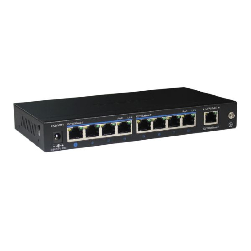 Купити Некерований POE-комутатор UTP3-SW08-TP120. Системи безпеки для дому та офісу. Магазин RG-Group. Системи відеонагляду та охоронні сигналізації. Продаж та послуги встановлення