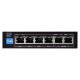 Купити PoE-комутатор FoxGate S6004-E2-AI POE Watchdog 6-портовий некерований. Системи безпеки для дому та офісу. Магазин RG-Group. Системи відеонагляду та охоронні сигналізації. Продаж та послуги встановлення