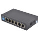 Купити PoE-комутатор FoxGate S6004-E2-AI POE Watchdog 6-портовий некерований. Системи безпеки для дому та офісу. Магазин RG-Group. Системи відеонагляду та охоронні сигналізації. Продаж та послуги встановлення