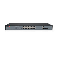 Купити Некерований PoE-комутатор Provision-ISR PoES-16250C+2Combo-V2 з 16 портами PoE. Системи безпеки для дому та офісу. Магазин RG-Group. Системи відеонагляду та охоронні сигналізації. Продаж та послуги встановлення