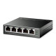 Купити PoE-комутатор TP-Link EasySmart TL-SG105PE гігабітний 5-портовий з 4 PoE+ портами керований. Системи безпеки для дому та офісу. Магазин RG-Group. Системи відеонагляду та охоронні сигналізації. Продаж та послуги встановлення