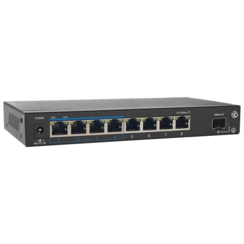 Купити Некерований POE-комутатор UTP1-SW0801-SP60-4P. Системи безпеки для дому та офісу. Магазин RG-Group. Системи відеонагляду та охоронні сигналізації. Продаж та послуги встановлення