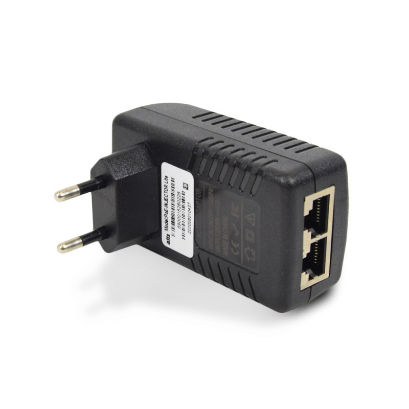 Купити PoE-інжектор ATIS PoE-INJECTOR Lite для IP-камер. Системи безпеки для дому та офісу. Магазин RG-Group. Системи відеонагляду та охоронні сигналізації. Продаж та послуги встановлення