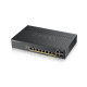 Купити Смарт-керований комутатор на 8 портів з PoE Zyxel GS1920-8HPV2 (GS1920-8HPV2-EU0101F). Системи безпеки для дому та офісу. Магазин RG-Group. Системи відеонагляду та охоронні сигналізації. Продаж та послуги встановлення