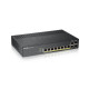Купити Смарт-керований комутатор на 8 портів з PoE Zyxel GS1920-8HPV2 (GS1920-8HPV2-EU0101F). Системи безпеки для дому та офісу. Магазин RG-Group. Системи відеонагляду та охоронні сигналізації. Продаж та послуги встановлення